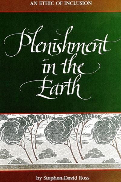 Cover for Stephen David Ross · Plenishment in the earth (Book) (1995)