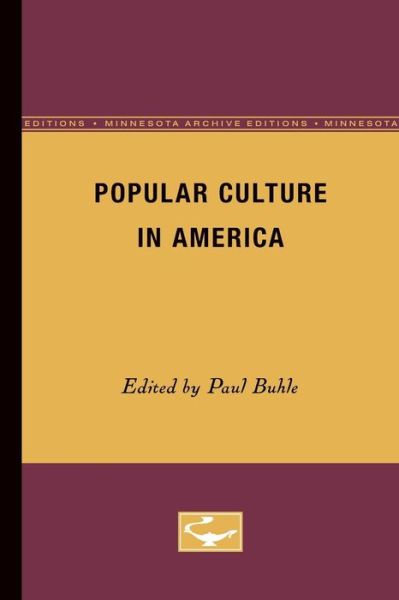 Cover for Paul Buhle · Popular Culture in America (Paperback Book) (1987)