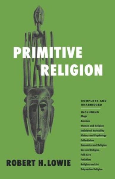 Cover for Robert H. Lowie · Primitive Religion (Paperback Book) (1970)