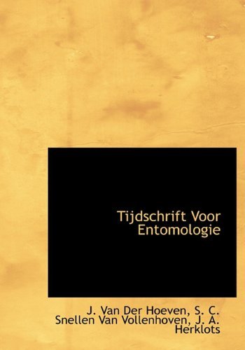 Cover for J. A. Herklots · Tijdschrift Voor Entomologie (Hardcover Book) [Dutch edition] (2009)