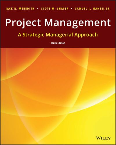 Cover for Jack R. Meredith · Project Management A Managerial Approach (Paperback Book) (2017)