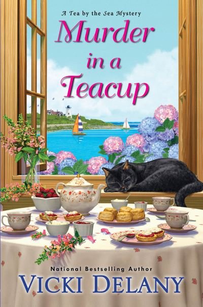 Cover for Vicki Delany · Murder in a Teacup - Tea by the Sea Mysteries (Inbunden Bok) (2021)