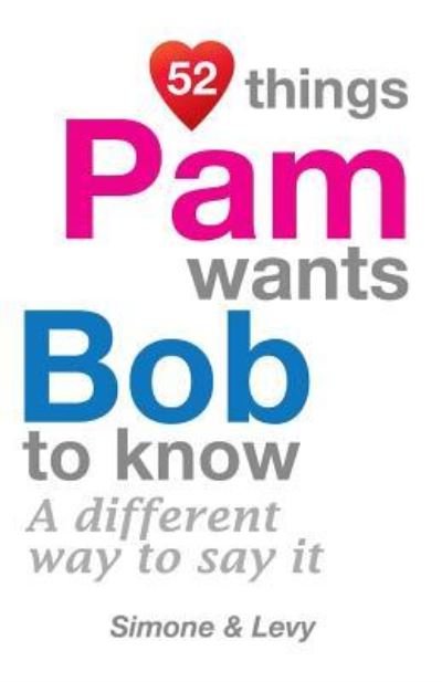 52 Things Pam Wants Bob To Know - Simone - Boeken - Createspace Independent Publishing Platf - 9781511945097 - 31 oktober 2014