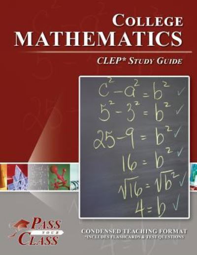 Cover for Passyourclass · College Mathematics CLEP Test Study Guide (Paperback Book) (2018)