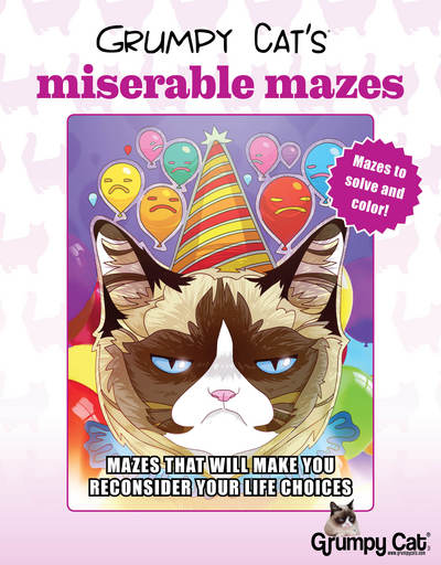 Cover for Diego Jourdan Pereira · Grumpy Cat's Miserable Mazes: Mazes That Will Make You Reconsider Your Life Choices (Paperback Book) (2017)