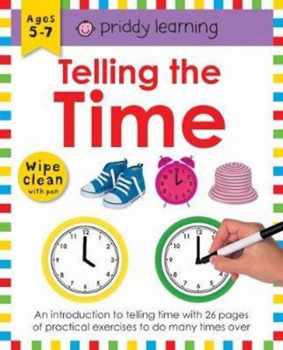 Cover for Priddy Books · Telling The Time - Wipe Clean Workbooks (Spiral Book) (2017)