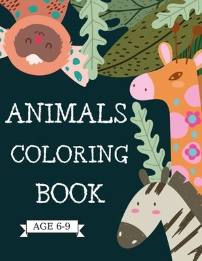 Cover for Adele Ward · Animals Coloring Book (Taschenbuch) (2021)