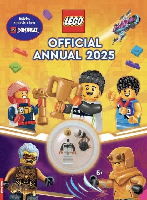 LEGO® Books: Official Annual 2025 (with racing driver minifigure and trophy) - LEGO® Annual - Lego® - Books - Michael O'Mara Books Ltd - 9781837250097 - August 29, 2024