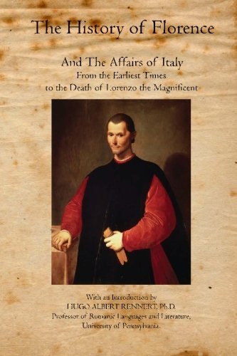 Cover for Niccolo Machiavelli · The History of Florence: and the Affairs of Italy (Paperback Bog) (2010)