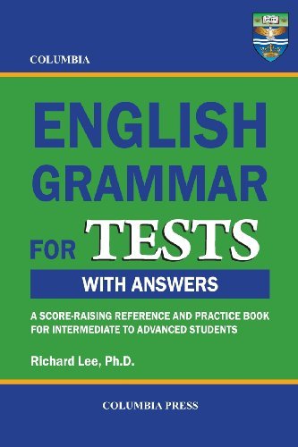 Cover for Richard Lee Ph.d. · Columbia English Grammar for Tests (Pocketbok) (2012)