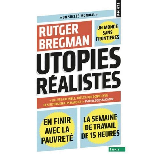 Cover for Rutger Bregman · Utopies realistes (Paperback Book) (2018)