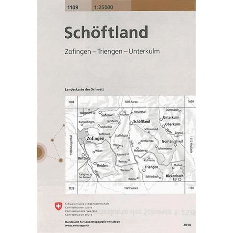 Cover for Switzerland Swisstopo · Schoftland 2014 (Map) (2022)