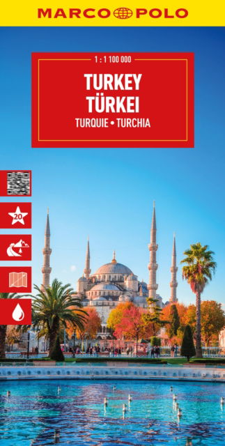 Turkey / Turkiye Marco Polo Map - Marco Polo Maps - Marco Polo - Livros - MAIRDUMONT GmbH & Co. KG - 9783575022097 - 18 de junho de 2025