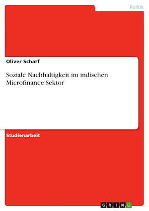 Cover for Scharf · Soziale Nachhaltigkeit im indisc (Book)