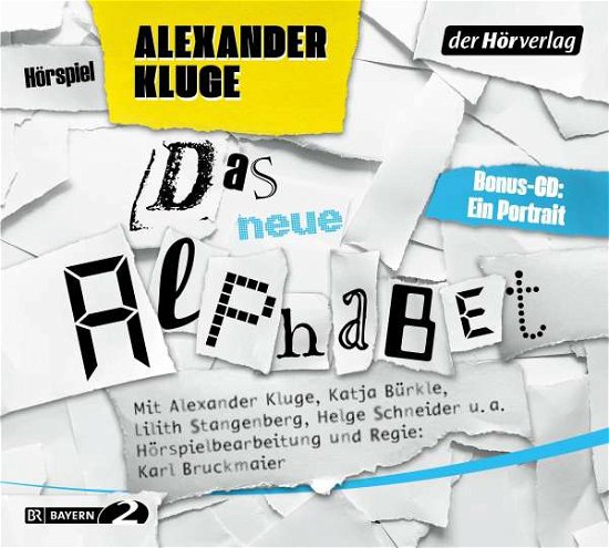 CD Das neue Alphabet - Alexander Kluge - Música - Penguin Random House Verlagsgruppe GmbH - 9783844539097 - 