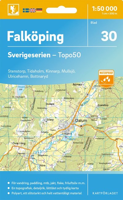 Cover for Falkoping - Sverigeserien Topo50 (Map) (2025)