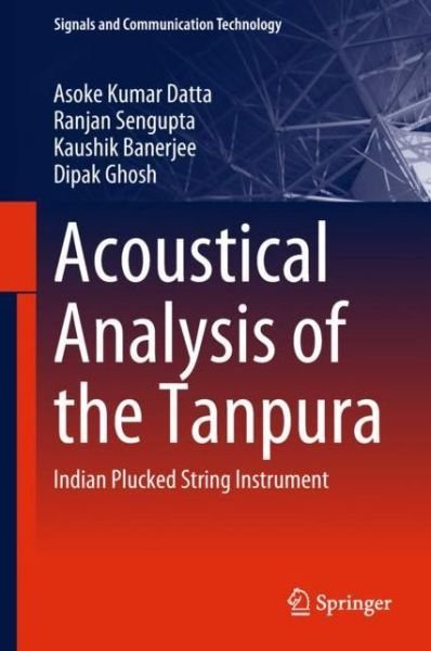 Cover for Datta · Acoustical Analysis of the Tanpura (Bog) [1st ed. 2019 edition] (2018)
