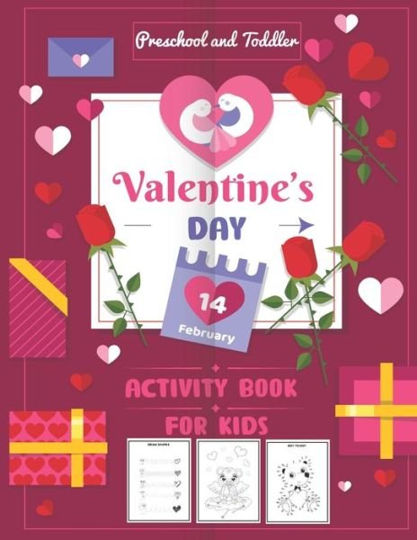 Cover for Tim Tama · Valentine's Day Activity Book for Kids (Paperback Bog) (2021)
