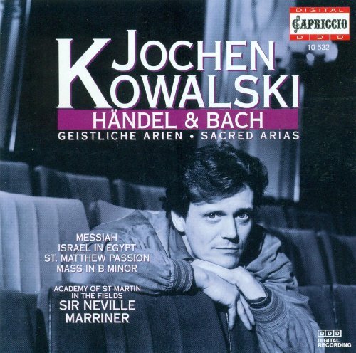 Cover for Kowalski,jochen / Marriner / Asmf · Sings Handel &amp; Bach Sacred Arias (CD) (1994)