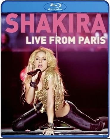 Cover for Shakira · Live From Paris (Blu-Ray) (2011)