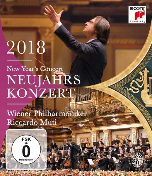 New Year's Concert 2018 - Muti, Riccardo, & Wiener Philharmoniker - Elokuva - SONY CLASSICAL - 0889854706098 - perjantai 26. tammikuuta 2018