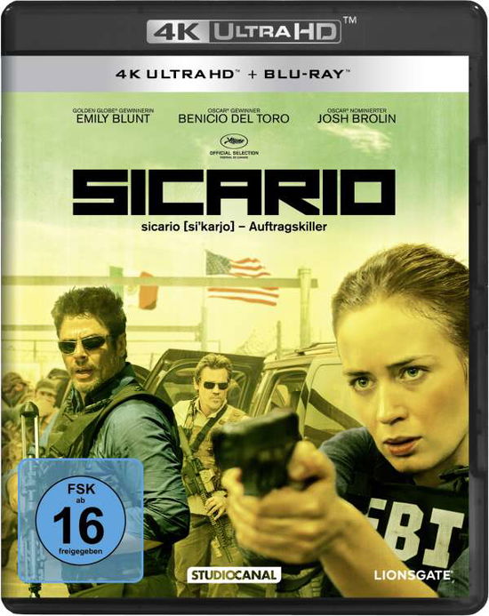 Sicario (4k Ultra Hd+blu-ray) - Movie - Películas - STUDIO CANAL - 4006680085098 - 7 de septiembre de 2017