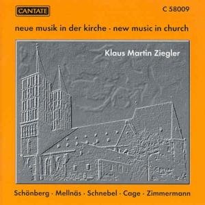 Cover for Schoenberg / Mellnas / Schnebel / Cage / Ziegler · New Music in Church (CD) (2000)