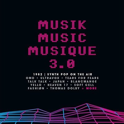 Cover for Musik Music Musique 3.0 1982 Synth Pop on the Air 3cd Clamshell Box Set (CD) (2024)