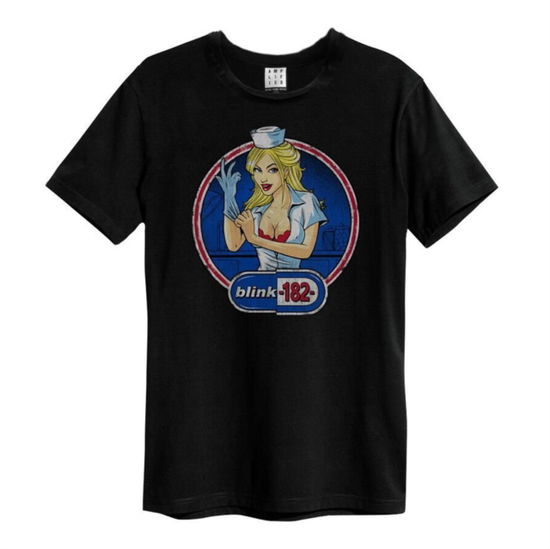 Cover for Blink-182 · Blink 182 Enema Of The State Amplified Large Vintage Black T Shirt (T-shirt)