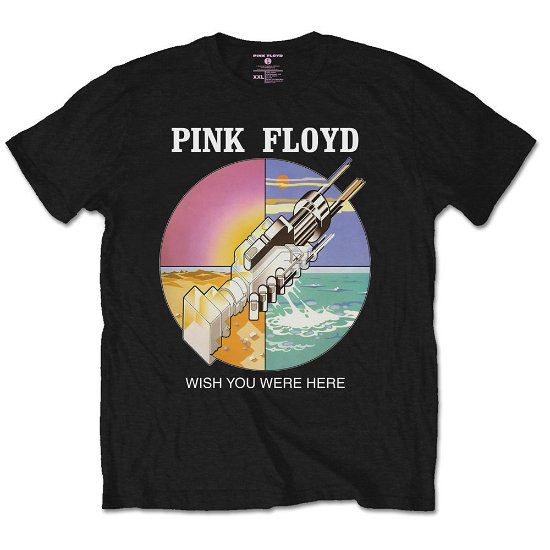 Cover for Pink Floyd · Pink Floyd Unisex T-Shirt: WYWH Circle Icons (T-shirt) [size L] [Black - Unisex edition] (2016)