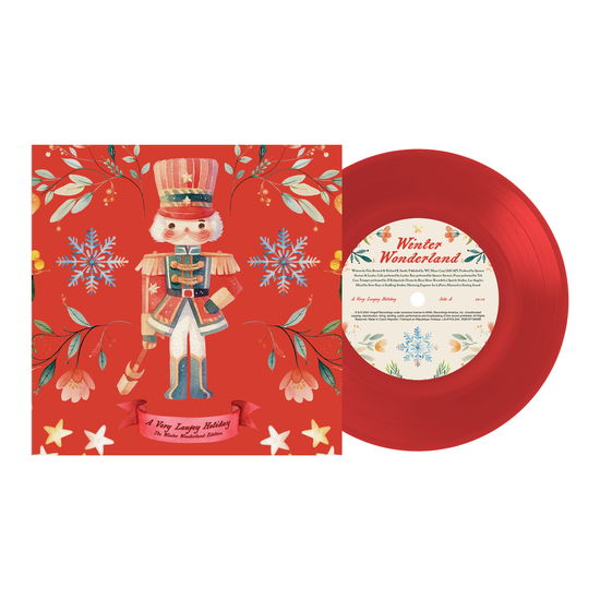 Cover for Laufey · A Very Laufey Holiday: The Winter Wonderland Edition (7&quot;) [Red Vinyl edition] (2024)