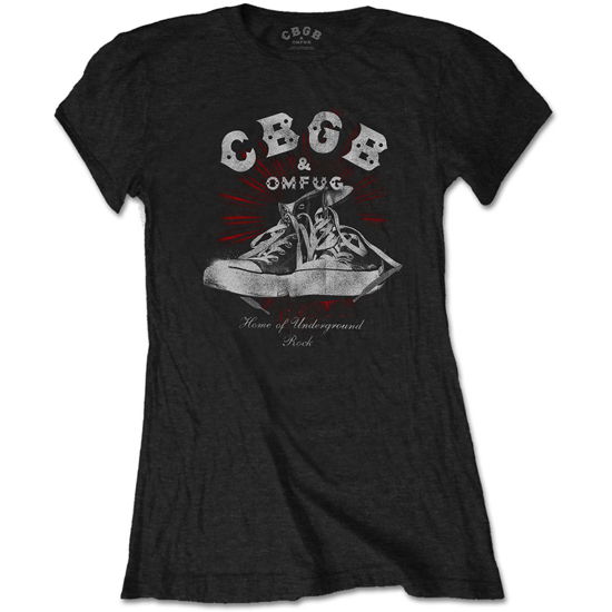 Cover for Cbgb · CBGB Ladies T-Shirt: Converse (T-shirt) [size S] [Black - Ladies edition]