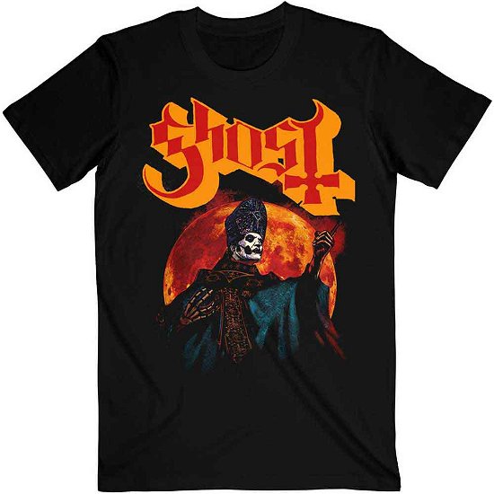 Cover for Ghost · Ghost Unisex T-Shirt: Hunter's Moon (T-shirt) [size M] [Black - Unisex edition]