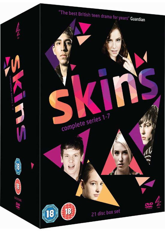 Skins - Series 1-7 - TV Series - Elokuva - CHANNEL 4 - 6867441049098 - maanantai 12. elokuuta 2013