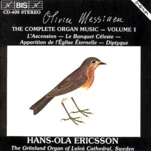 Cover for Messiaen / Ericsson · Organ Works / L'ascension (CD) (1993)