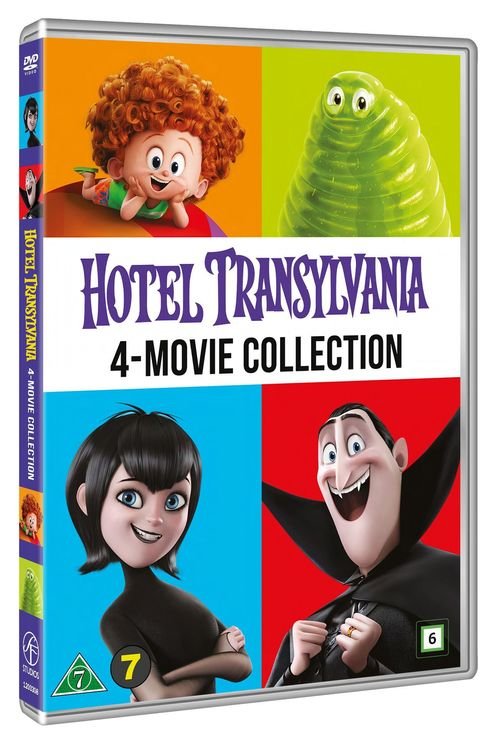 Cover for Hotel Transylvania / Dracula · Hotel Transylvania 1-4 (DVD) (2023)
