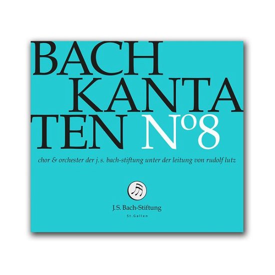 Bach Kantaten No°8 - J.S. Bach-Stiftung / Lutz,Rudolf - Música - J.S. Bach-Stiftung - 7640151160098 - 1 de maio de 2014