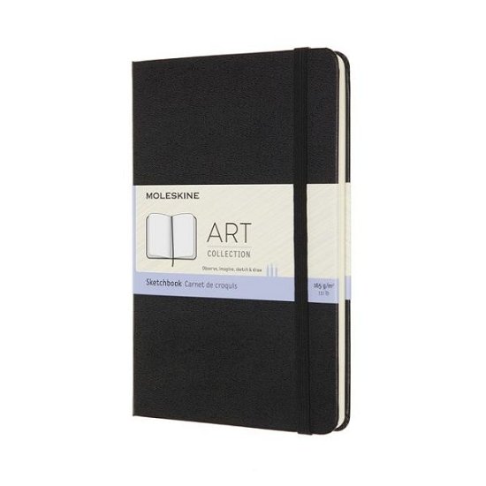 Cover for Moleskine Art Medium Sketchbook: Black (Paperback Book) (2019)