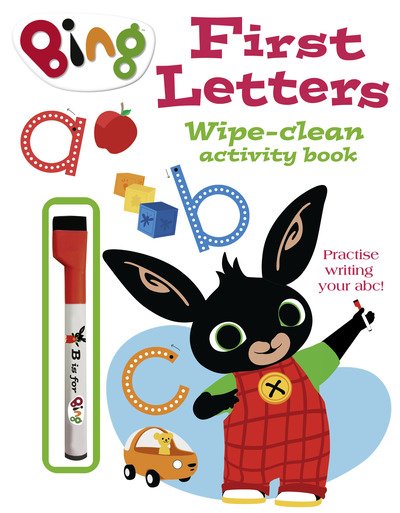 Cover for First Letters Wipe-clean activity book - Bing (Paperback Book) (2019)