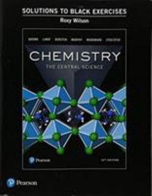 Cover for Theodore Brown · Student Solutions Manual (Black Exercises) for Chemistry: The Central Science (Taschenbuch) (2017)