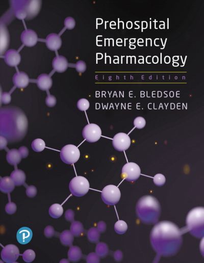 Cover for Bryan Bledsoe · Prehospital Emergency Pharmacology (Hardcover Book) (2018)