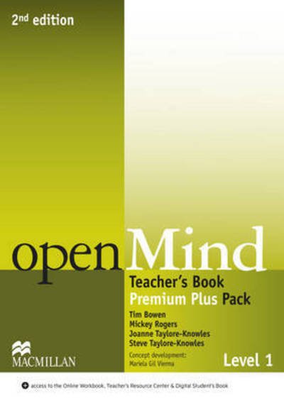 Cover for Joanne Taylore-Knowles · Openmind 2nd Edition Ae Level 1 Teacher's Book Premium Plus Pack (Book) (2016)