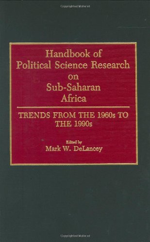 Cover for Mark W. Delancey · Handbook of Political Science Research on Sub-Saharan Africa: Trends from the 1960s to the 1990s (Hardcover Book) [Annotated edition] (1992)