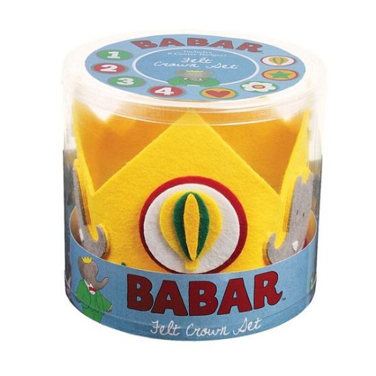 Babar Felt Crown Set - Babar Gift - Mudpuppy Press - Bøger - Galison - 9780735338098 - 1. oktober 2014