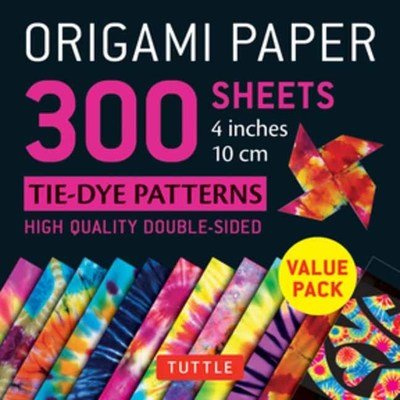 Origami Paper 300 sheets Tie-Dye Patterns 4" (10 cm): Tuttle Origami Paper: Double-Sided Origami Sheets Printed with 12 Different Designs - Tuttle Publishing - Bøker - Tuttle Publishing - 9780804852098 - 1. oktober 2019