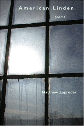 Cover for Matthew Zapruder · American Linden (Paperback Book) (2002)