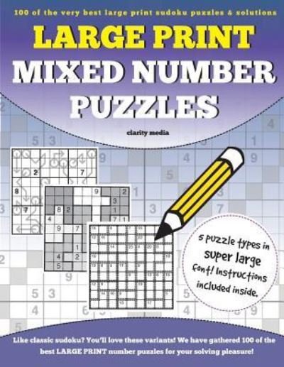Cover for Clarity Media · Large Print Mixed Number Puzzles (Paperback Book) (2016)
