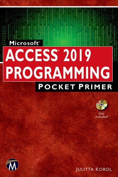 Cover for Julitta Korol · Microsoft Access 2019 Programming Pocket Primer (Book) (2019)