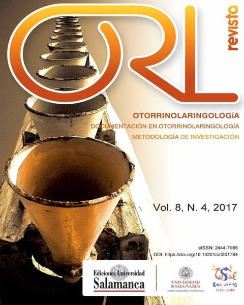 Cover for Pardal-Refoyopardal-Refoyopardal-Refoyo · Revista Orl (Paperback Book) (2017)