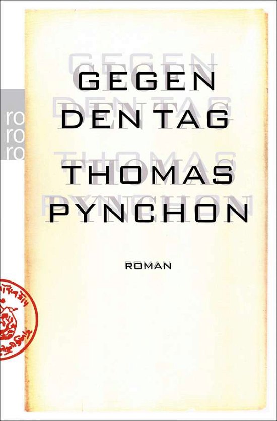 Cover for Thomas Pynchon · Roro Tb.24609 Pynchon.gegen den Tag (Bog)